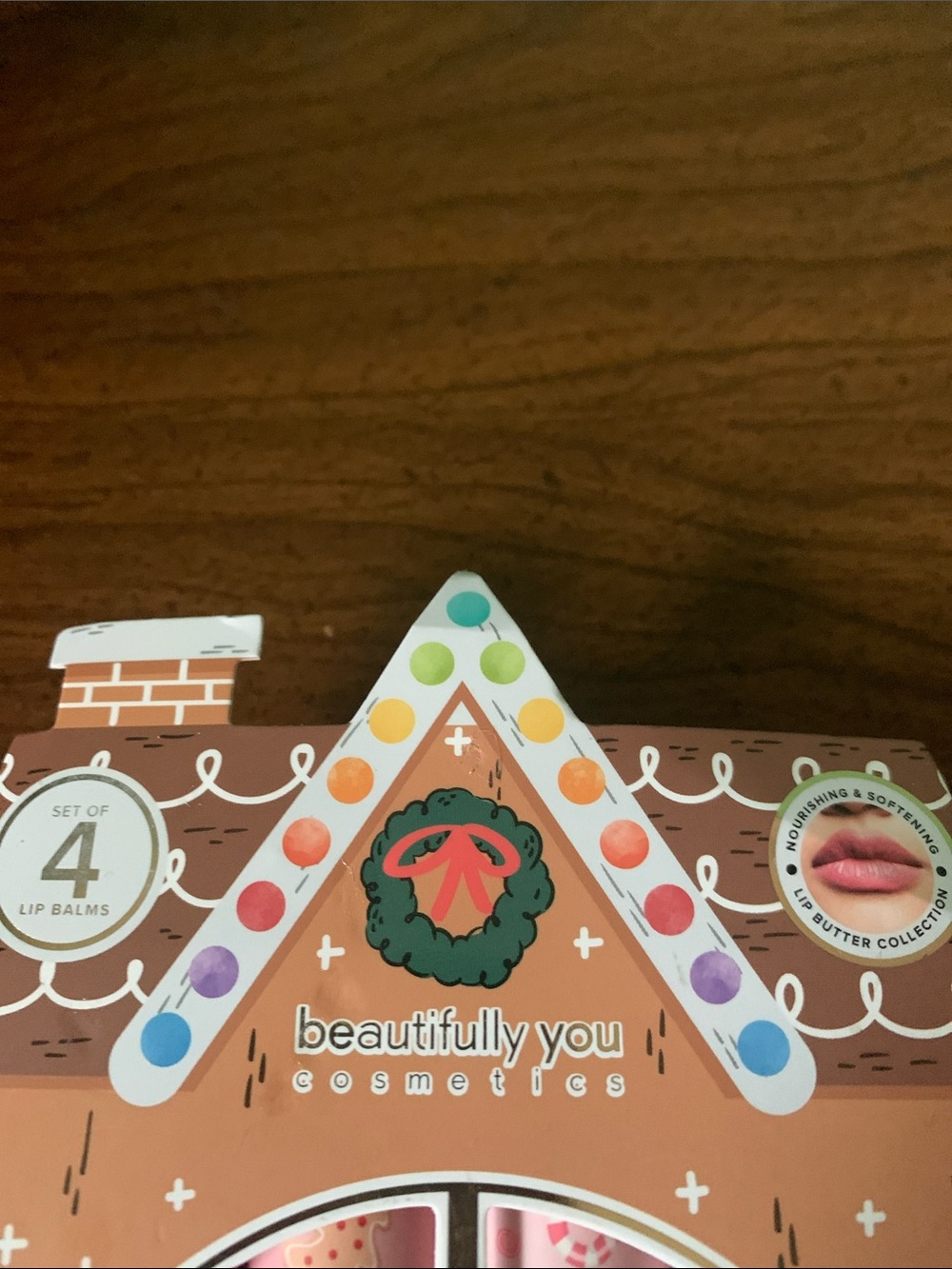 NWT beautifully you Cosmetics 4pc Festive Lip Balm Collection - Picture 4 of 6